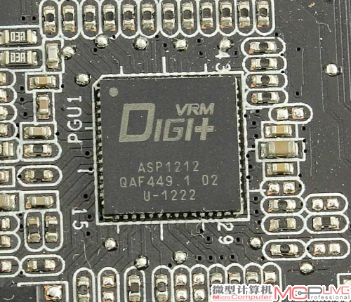 华硕GTX 780 DC2 OC显卡上的PWM芯片被打磨为“VRM DIGI+ASP1212”
